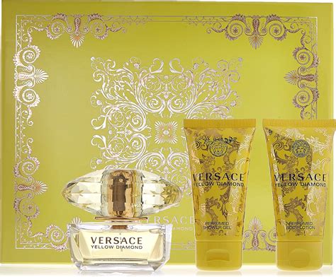 versace yellow diamond 3 piece gift set